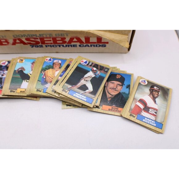 Baseball Trading Cards Topps 1985-7 Collectible Box Set Sport Team Not Counted - Picture 3 of 11